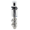Sanitary pneumatic divert seat valve with control feedback positioner IL-TOP ASI-BUS 24V 4-20mA