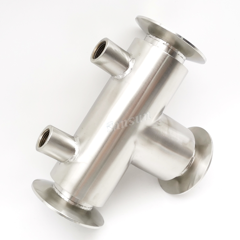 Sanitary Tri Clover Tee with Heat Preservation