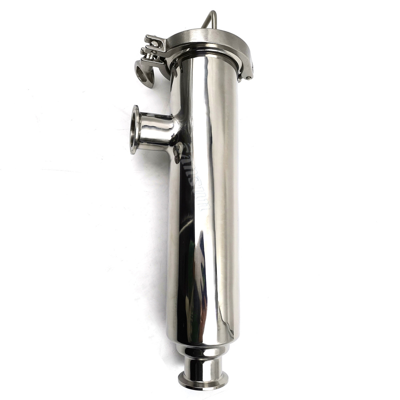 Sanitary Stainless Steel Tri Clamp Angle Type Filter for Milk