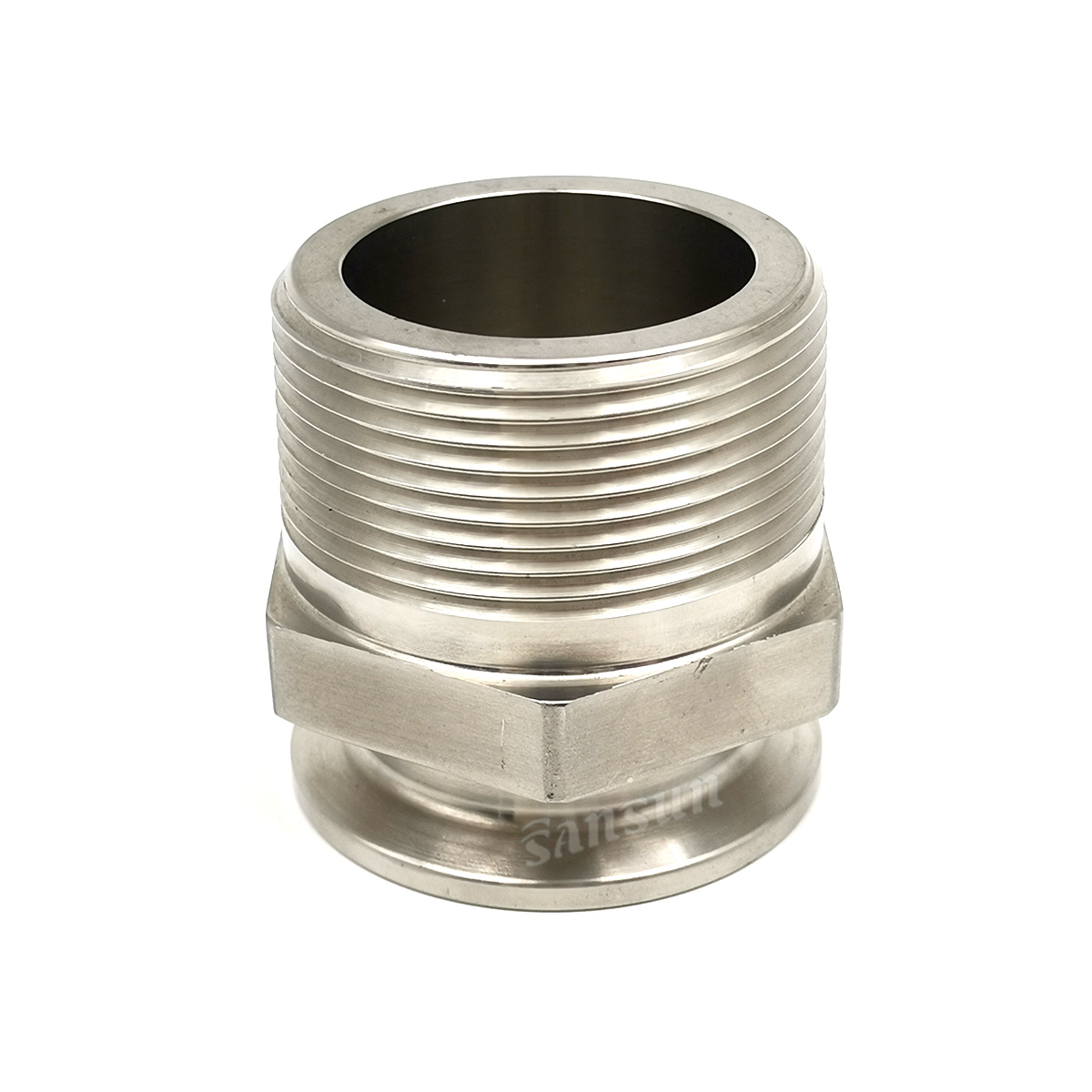 1.5" TriClamp To 1.5" Male NPT Adapter