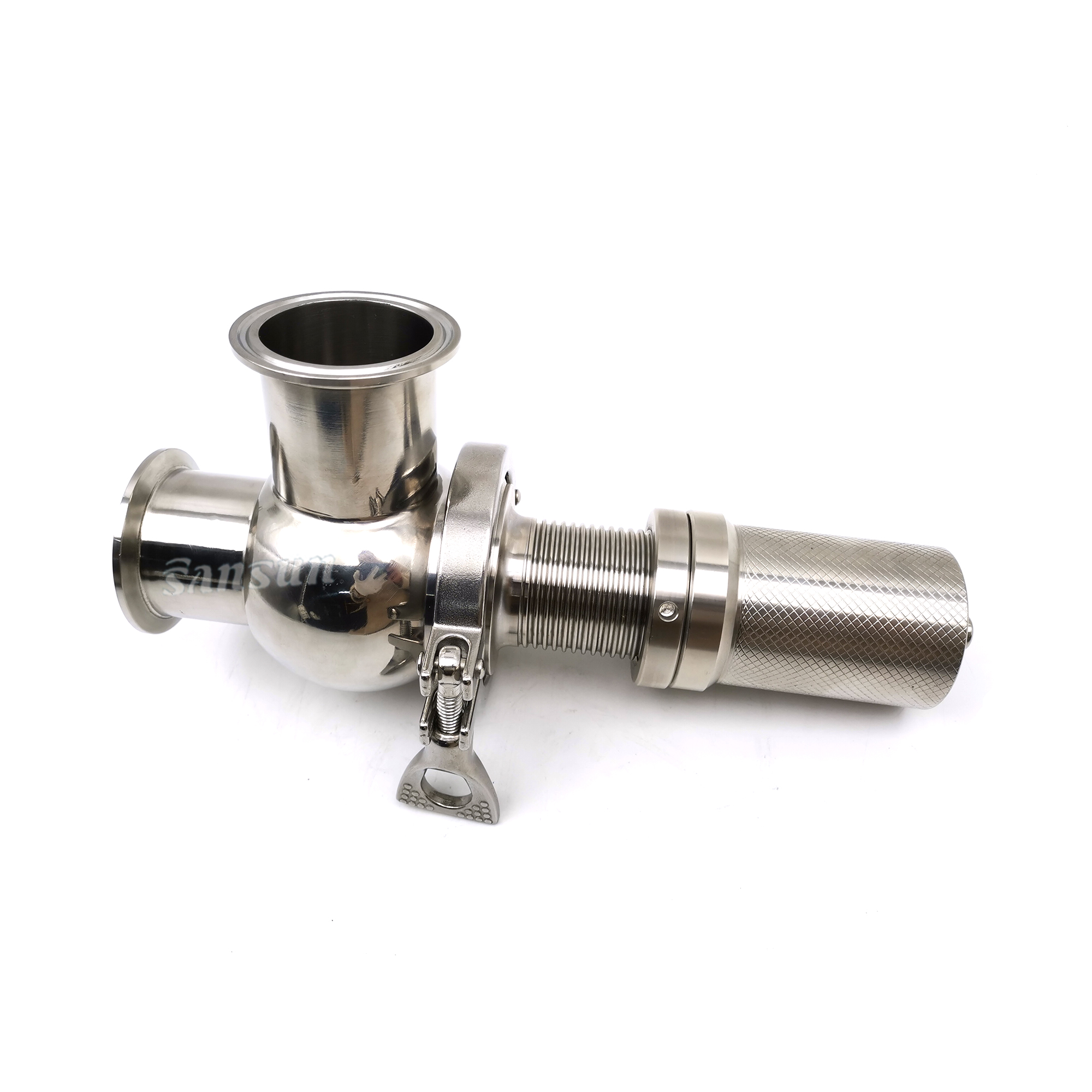 Sanitary Tank Pressure Relief over Flow Valve