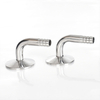 1.5" Triclamp Compatible 3/8" 90 Degree Bend Hose Barb Coupling 