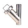 Sanitary Stainless Steel Butt Weld Y Type Filter Strainer