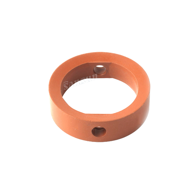 Sanitary Butterfly Valve Red Silicone Gasket Seal Ring