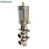 Sanitary Pneumatic Reverseing Divert Single Seat Valve F type