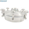 Elliptical Oval Manhole Cover with Sight Glass