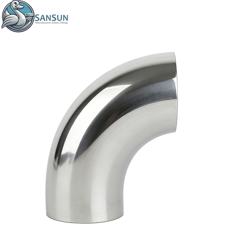 Data Center Liquid Cooling Stainless Steel 316L Welded 90° Elbow