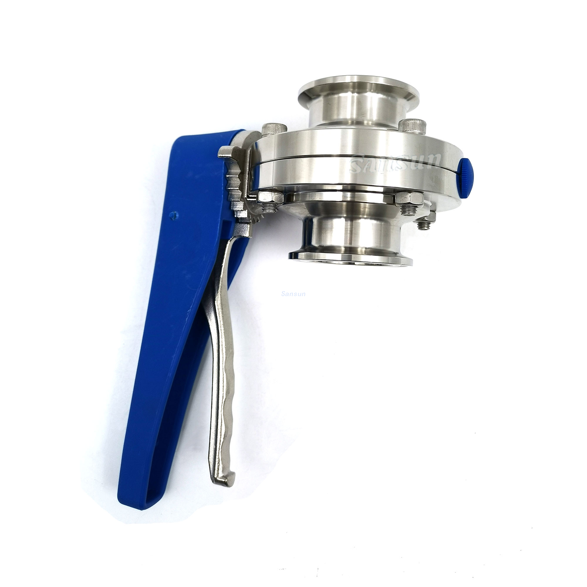 Stainless Steel Clamp Butterfly Valve TC End 