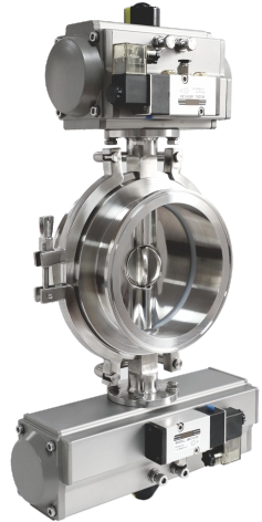 Sanitary Stainless Steel 304 316L Double rotor metering valve
