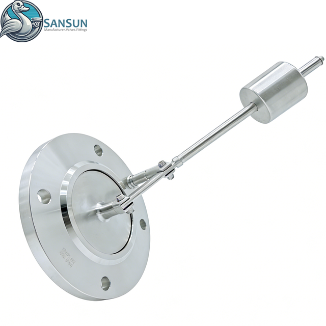 Data Center Liquid Cooling Systems Sanitary 316L Stainless Steel Level Type Exhaust Anti-Vacuum Valve