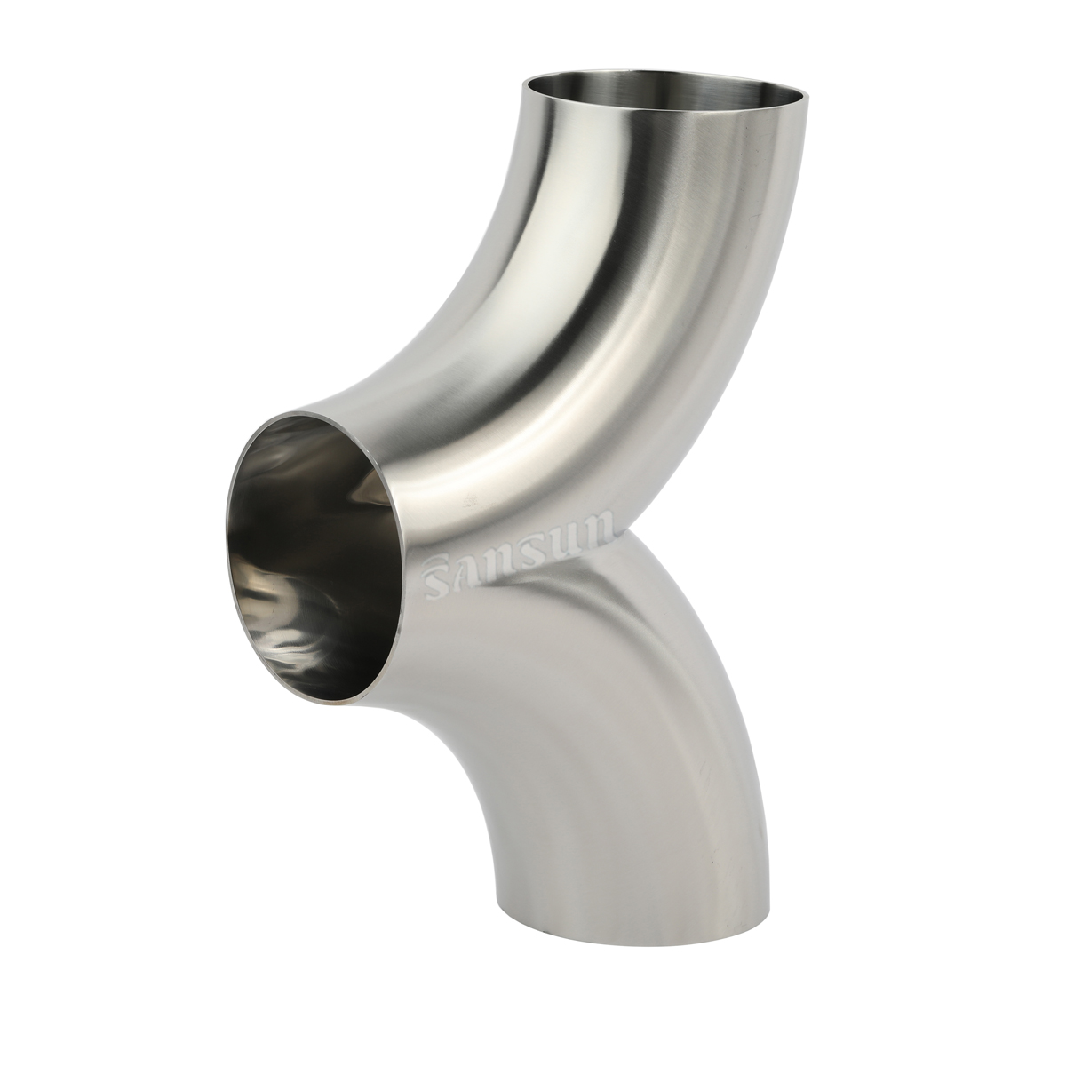 Stainless Steel Sanitary Welded Double 90 Degree elbow bend
