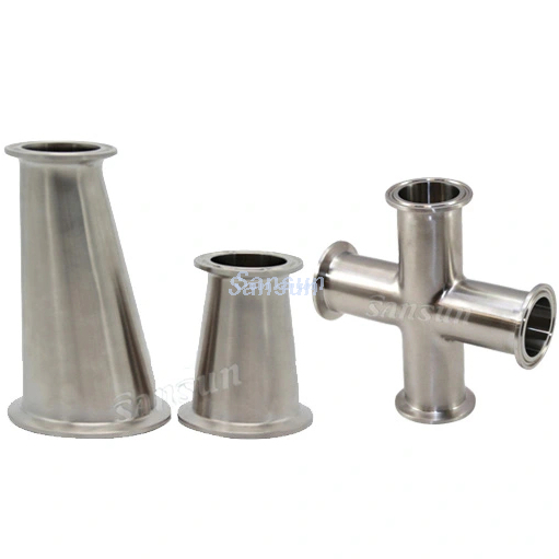 SMS Food Grade Sanitary Stainless Steel Pipe Fitting 