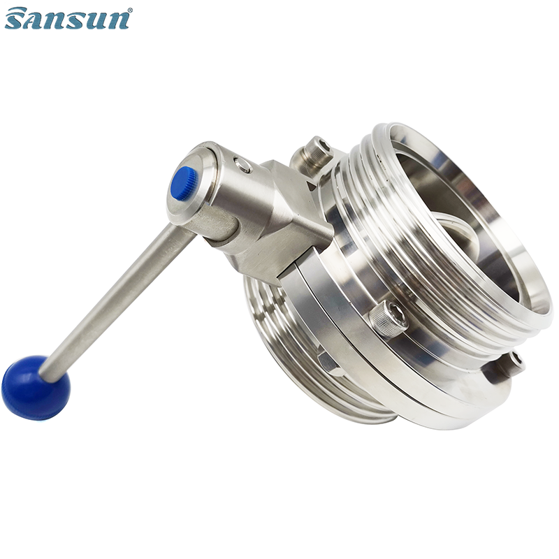 Sanitary Thread Butterfly Valve