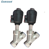 Sanitary Pneumatic BSP Female Angle Seat Piston Valve 