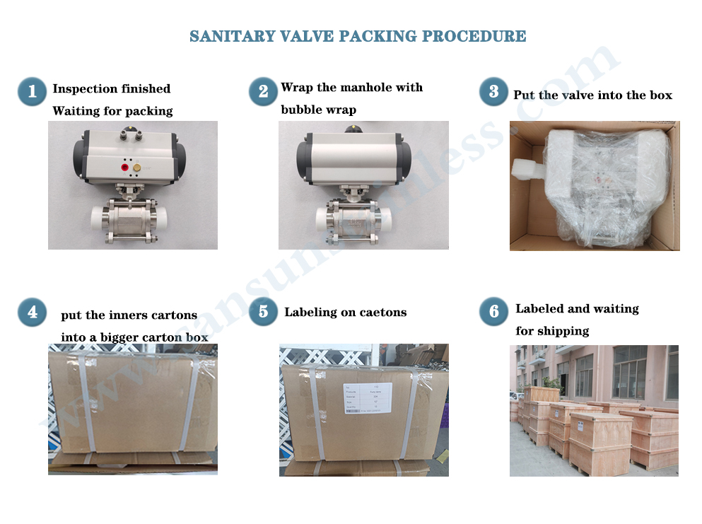 Pneumatic weld ball valve