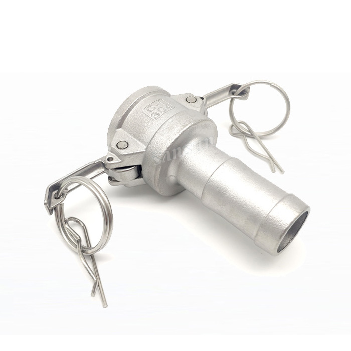 Cam and Groove Coupler with Hose Barb Camlock Type C