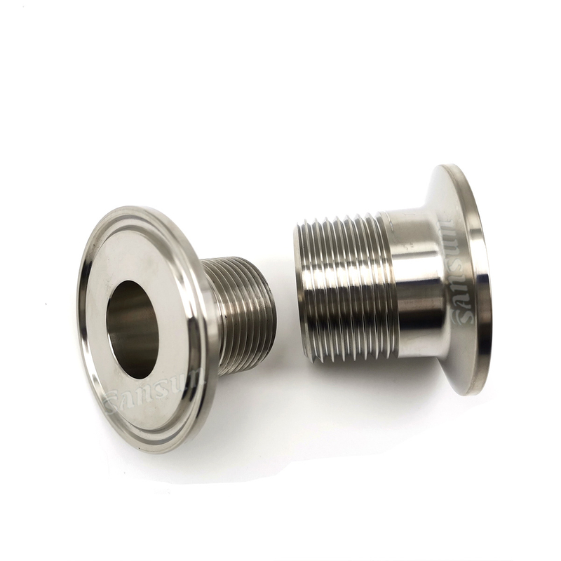 Homebrew beer Clamp NPT Male Adaptor with Turnkey