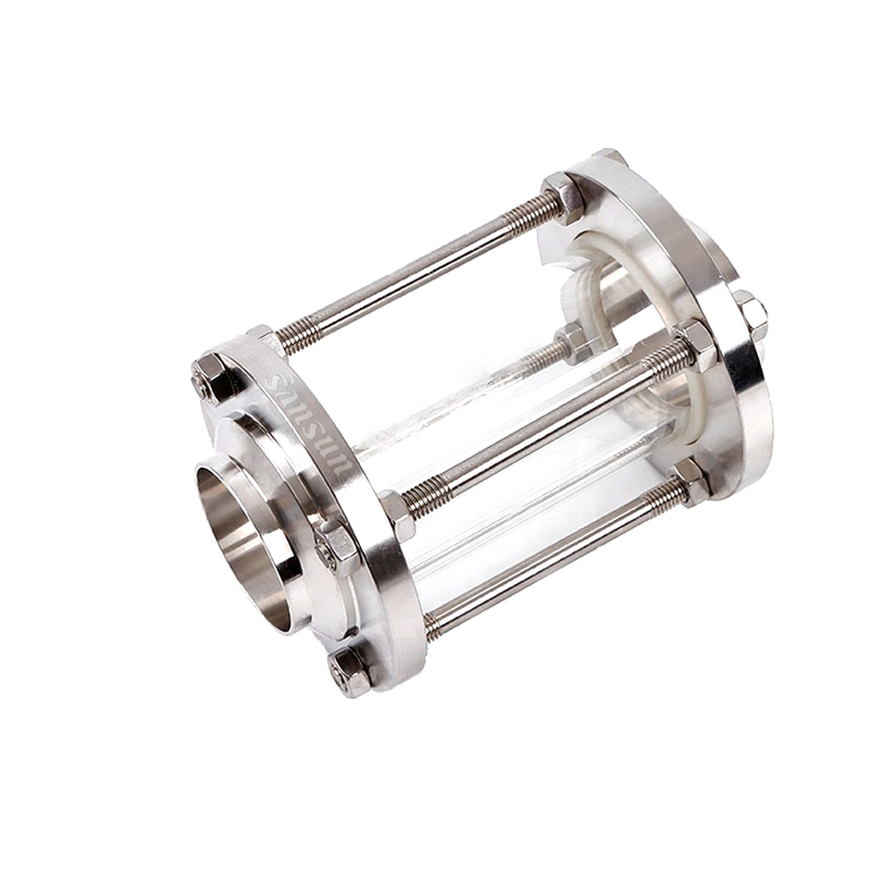 Sanitary Stainless Steel Weld Inline Type Sight Glass 