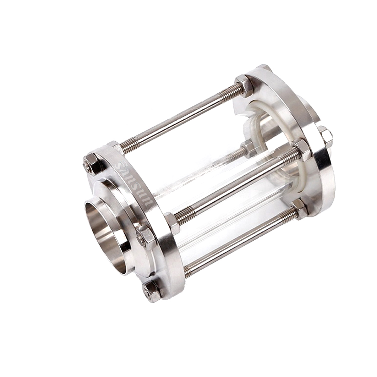 Sanitary Stainless Steel Welded In Line Sight Glass for Beer