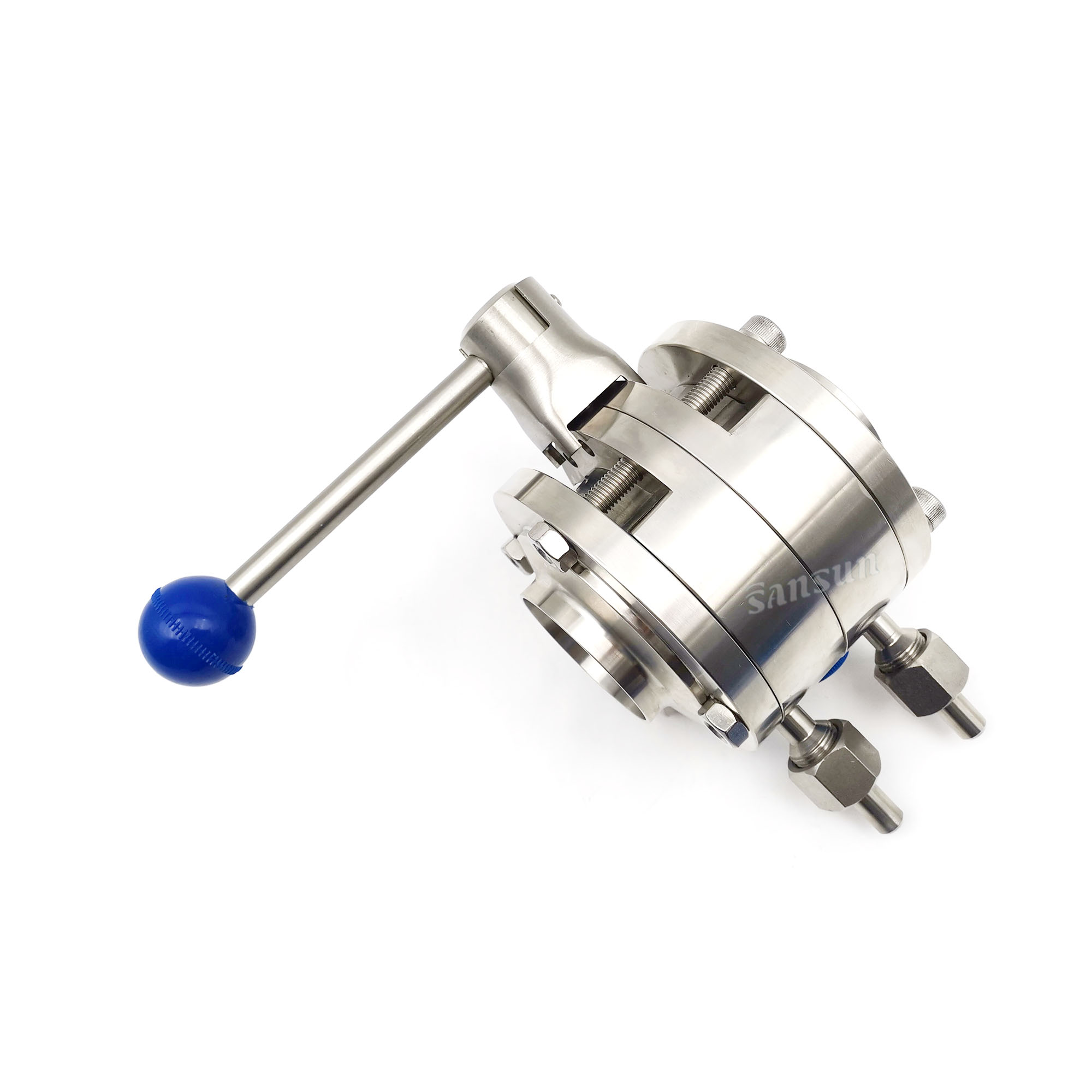 CIP Cleaning Leakage Mixproof Butterfly Valve