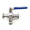 1.5 Sanitary Stainless Steel Tri Clamp Non Retention Forged Ball Valve
