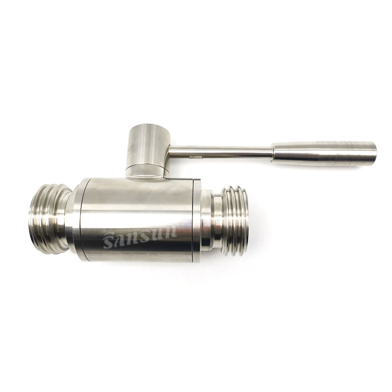  Sanitary Direct Way Male Ball Valve Beer Fermentation 