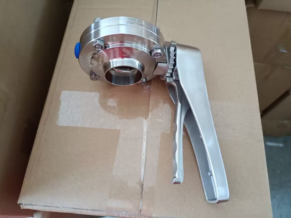 Weld Butterfly Valve SS handle