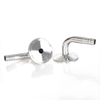 1.5" Triclamp Compatible 3/8" 90 Degree Bend Hose Barb Coupling 