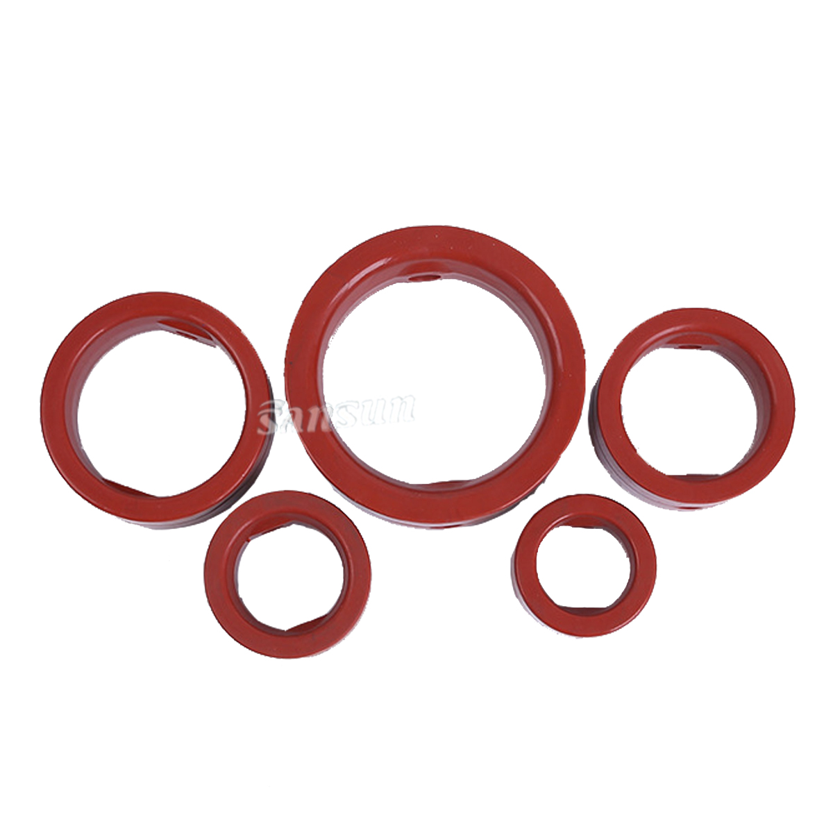 Sanitary Butterfly Valve Red Silicone Gasket Seal Ring
