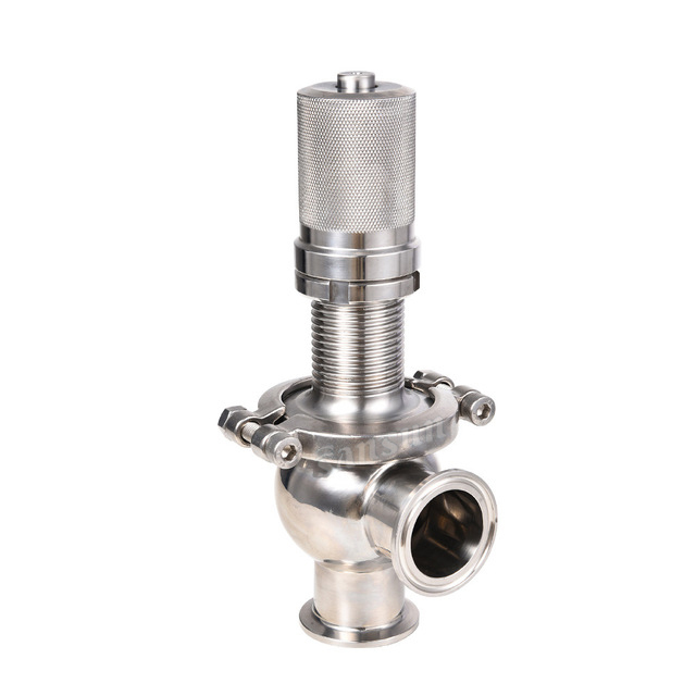 Sanitary Tank Pressure Relief over Flow Valve