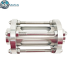 Data Center Liquid Cooling System Stainless Steel Welded Sight Glass with Protective Mesh