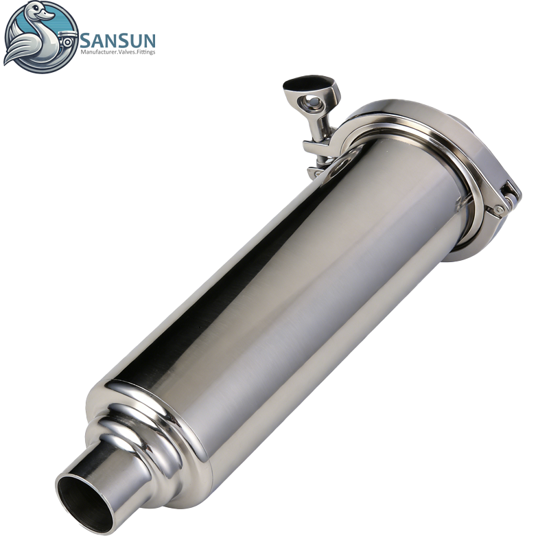 Stainless Steel 304 316L Weld Straight Filter for Data Center Liquid Cooling Systems