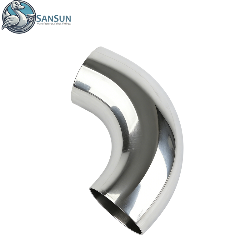 Data Center Liquid Cooling Stainless Steel 316L Welded 90° Elbow