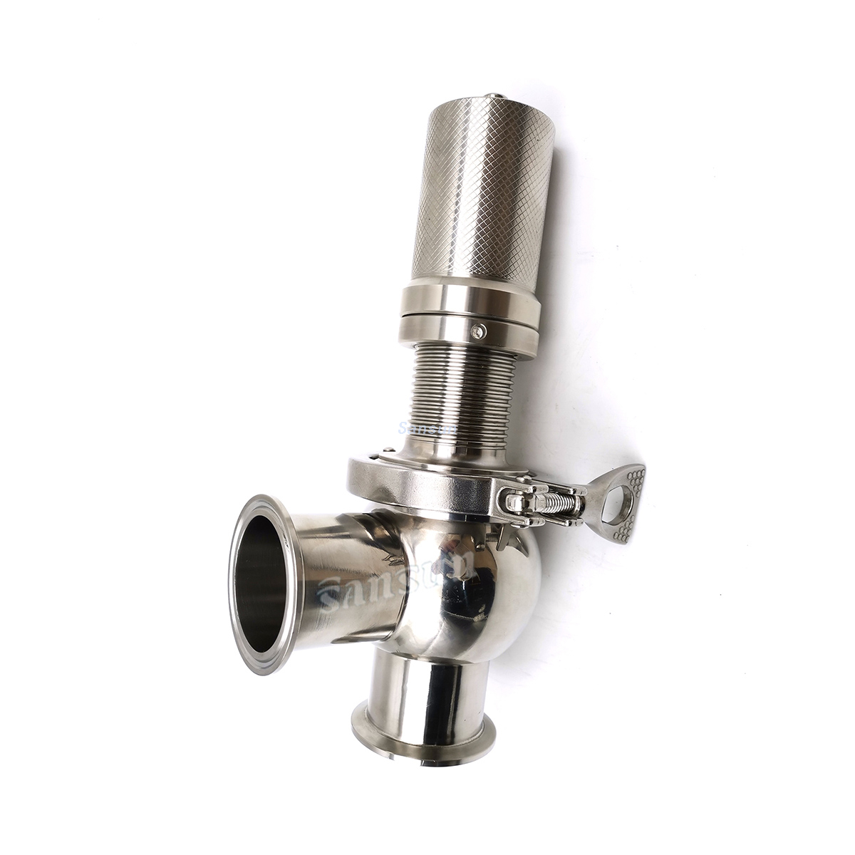Sanitary stainless steel Tri-Clamp Safety Valve 