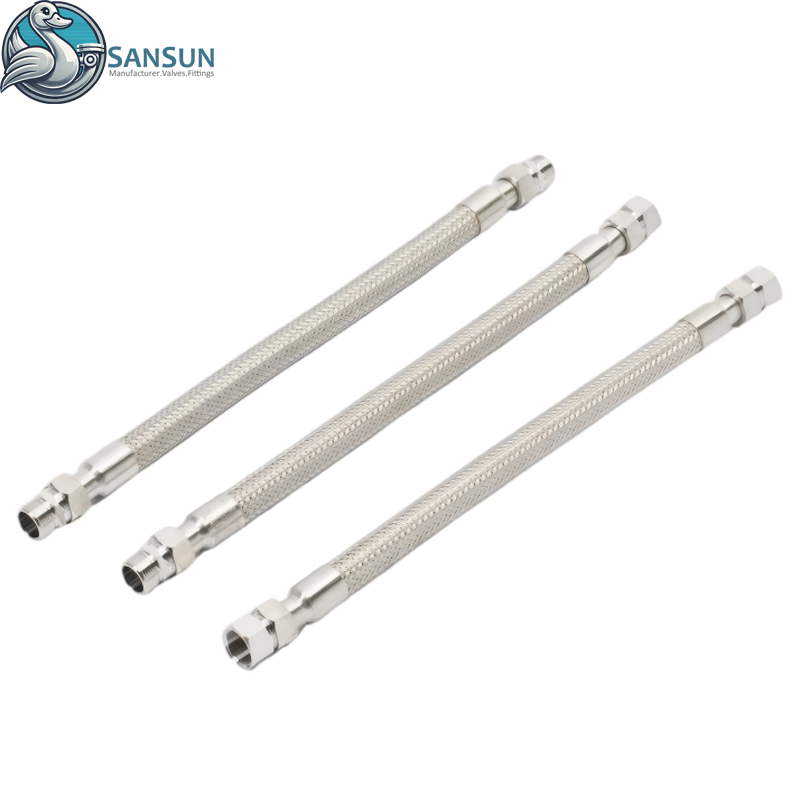 Data Center Liquid Cooling Systems Stainless Steel Woven Mesh Corrugated Pipe