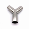 3A Stainless Steel Sanitary Butt Weld Y-type Tee