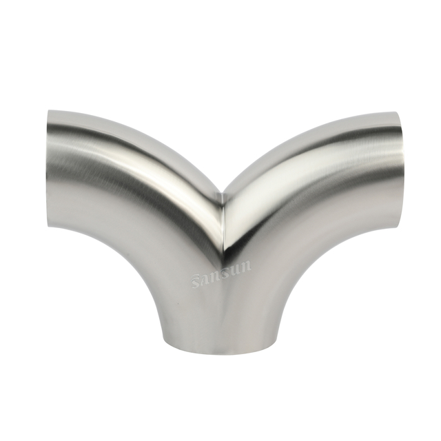 Stainless Steel Sanitary Welded Double 90 Degree elbow bend