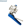Tri-Clamp Butterfly Valve with Trigger Handle