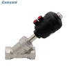 Sanitary Pneumatic BSP Female Angle Seat Piston Valve 