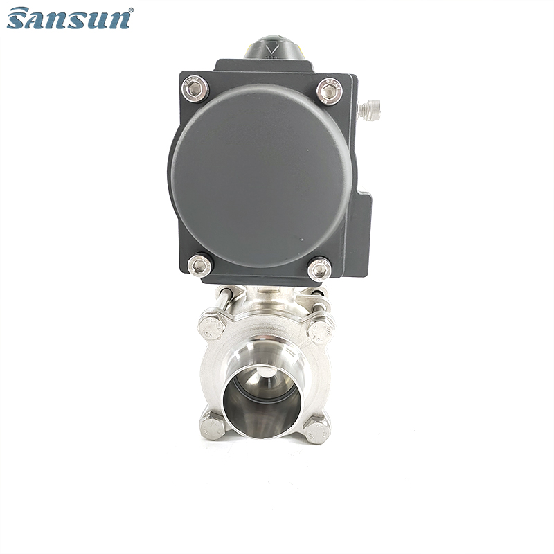 3-Piece Pneumatic Actuated Ball Valves