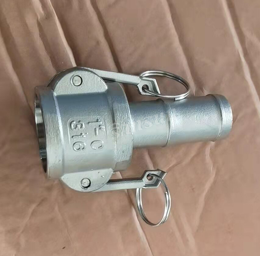 Cam and Groove Coupler with Hose Barb Camlock Type C
