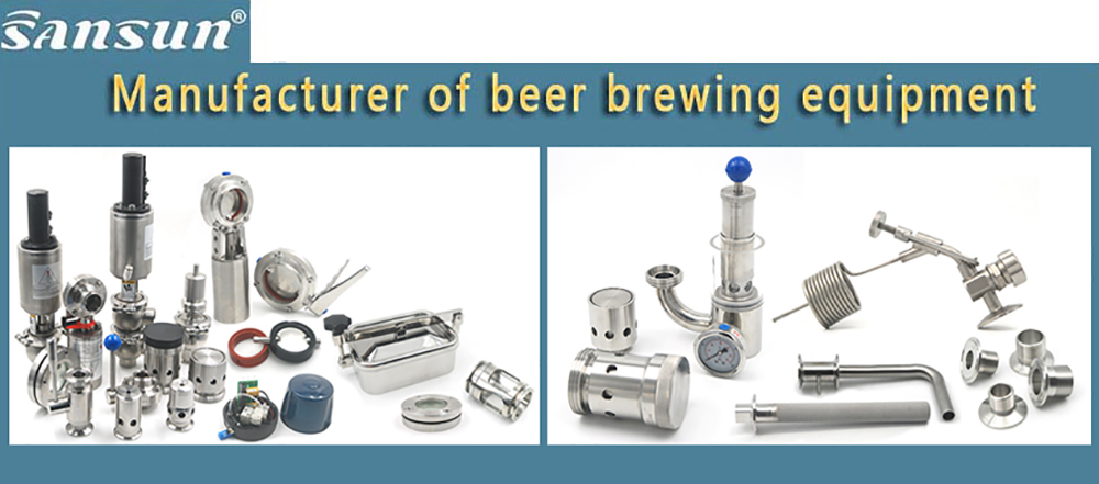 Stainless steel accessories for home brewing
