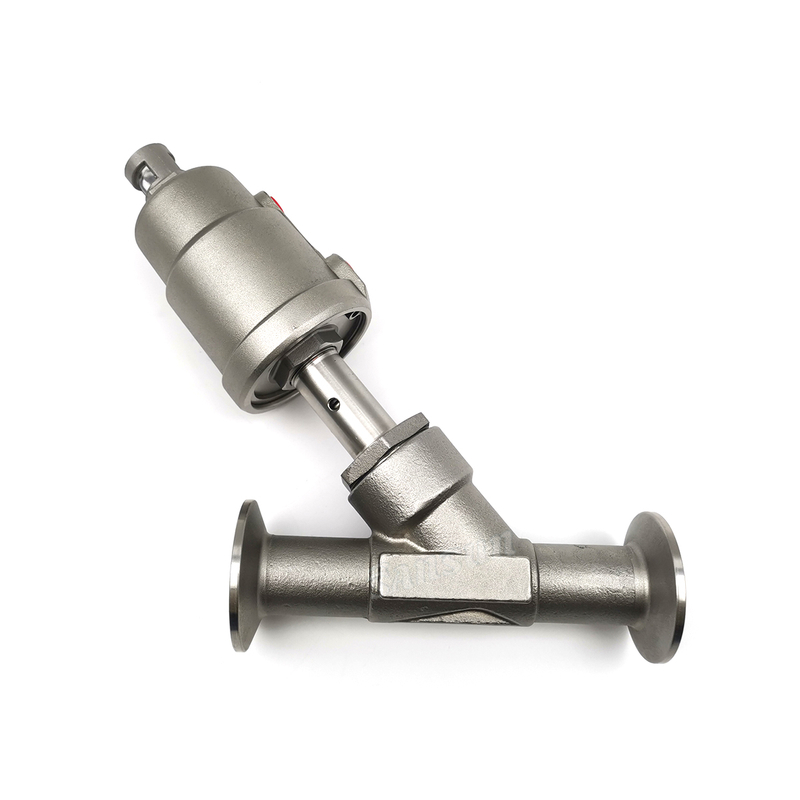 1" Clamp Pneumatic Angle Seat Piston Valve