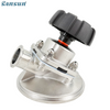 Manual diaphragm tank bottom valve