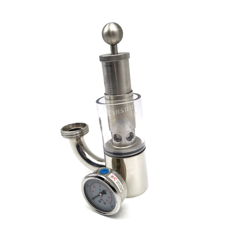 SS304 1.5 inch Tri-Clamp Pro Bunging Device Valve