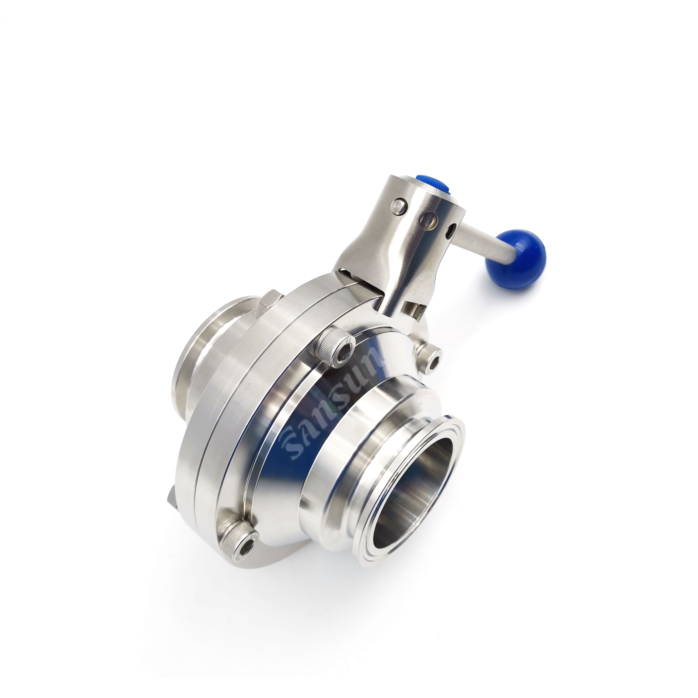 Sanitary Manual Clamped Butterfly Type Ball Valve