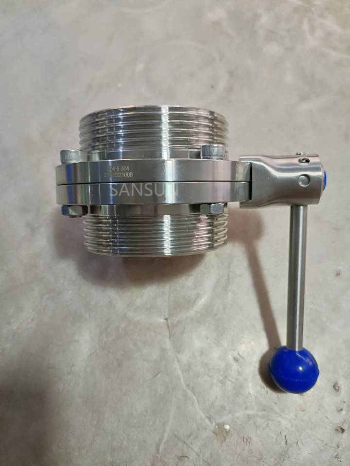 male butterfly valve