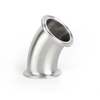 Food Grade Stainless Steel Tri Clamp 45 Degree Elbow Bend