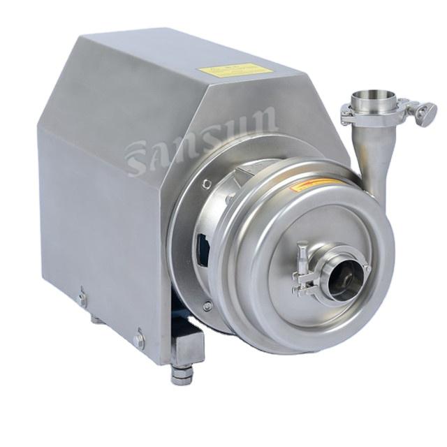 SS 304 Food Grade sanitary electric centrifugal Pump With Motor