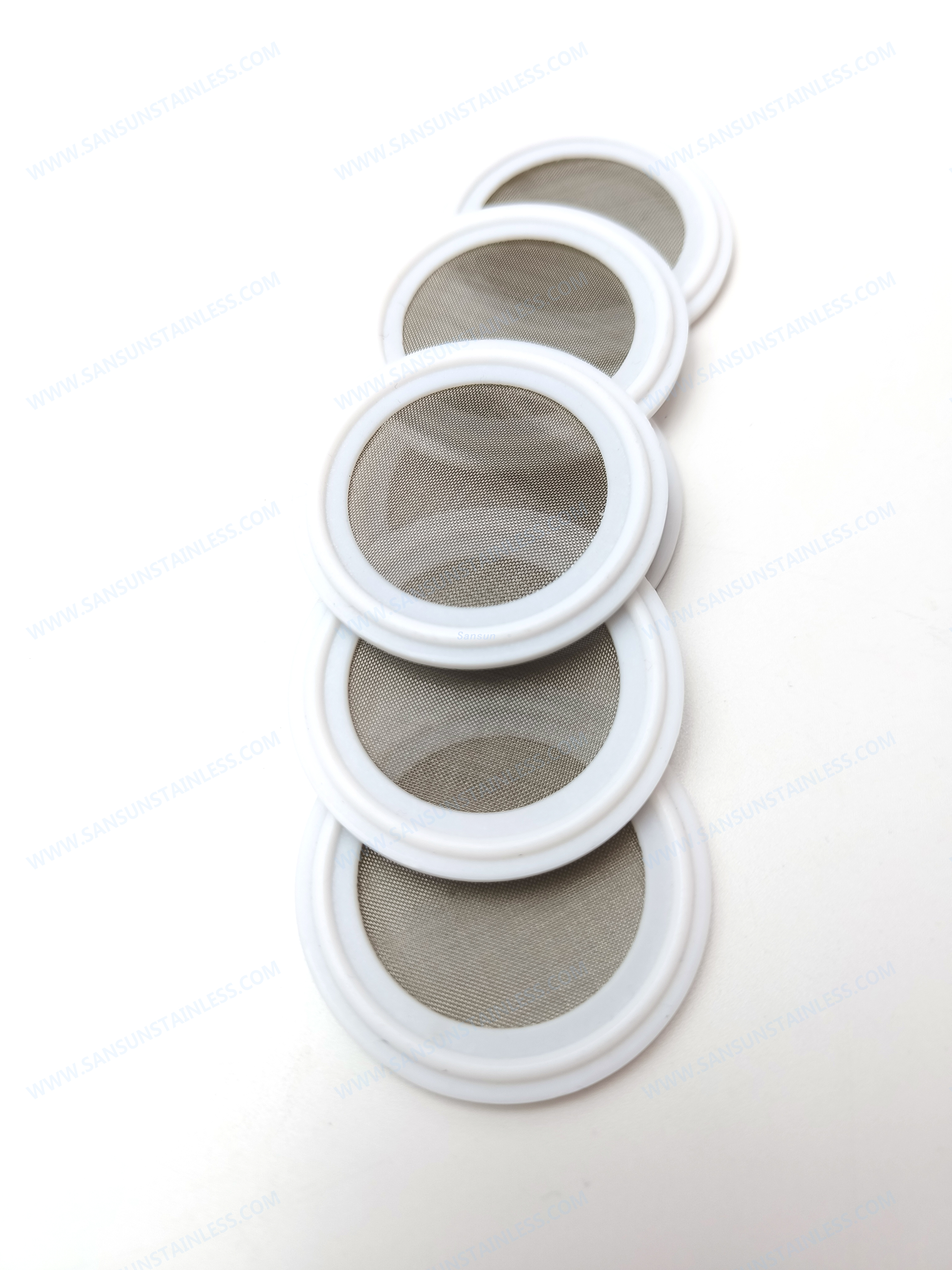 Food Grade Tri Clover gaskets PTFE Mesh Screen Gasket Seal 